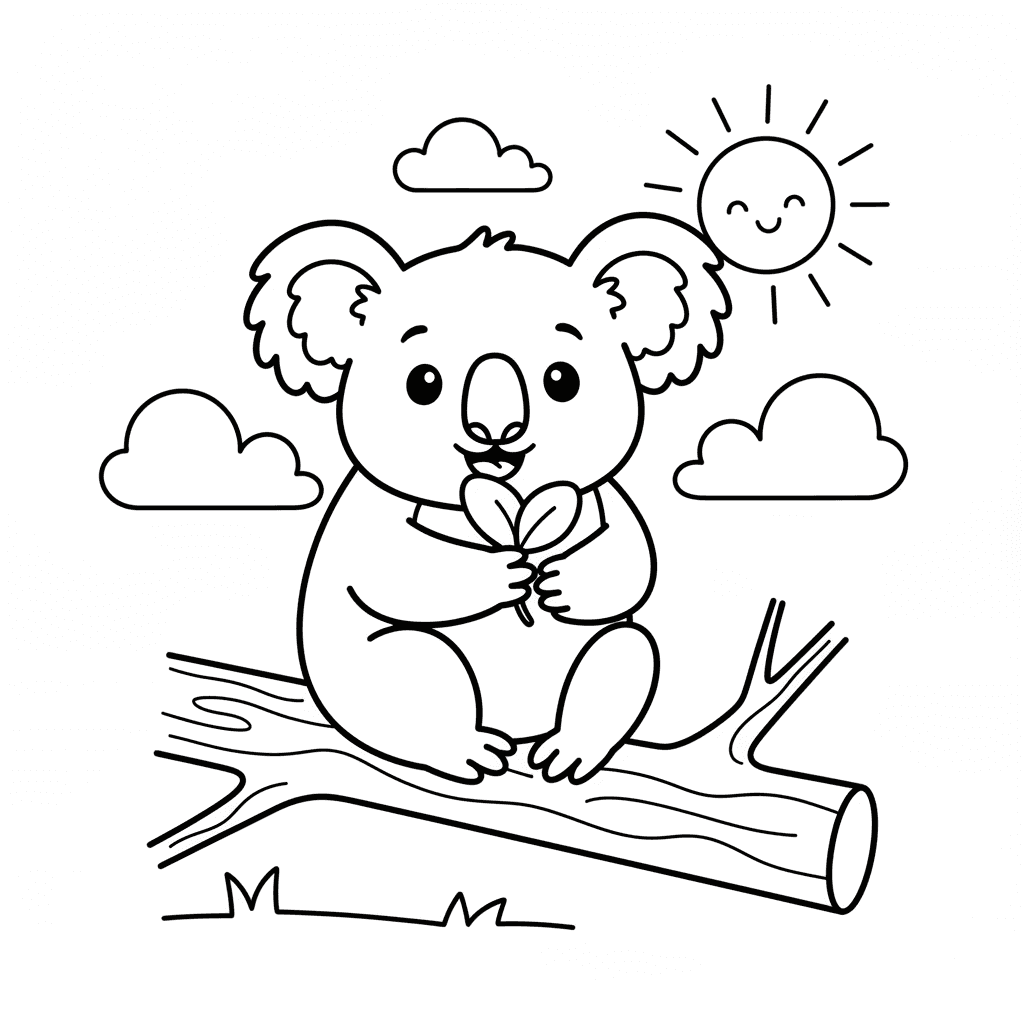 Koala's Sunny Snack